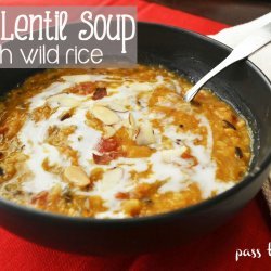 Red Lentil Rice Soup