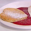 Heart-Shaped Whole-Wheat Pancakes with Strawberry Sauce (Ellie Krieger)