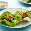 Lettuce Cups with Tofu and Beef (Ellie Krieger)