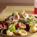 Orecchiette with Mixed Greens and Goat Cheese (Giada De Laurentiis)