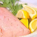 Poached Salmon with Lemon Mint Tzatziki (Ellie Krieger)