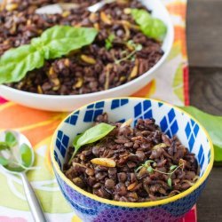 Curried Lentil, Wild Rice and Orzo Salad