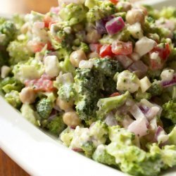 Broccoli Salad with Creamy Feta Dressing