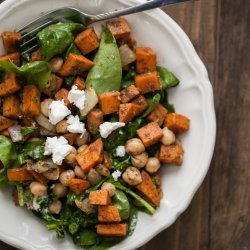 Salad - Chickpeas and Spinach
