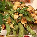 Roasted Green Beans with Shallots and Hazelnuts (Bobby Flay)