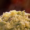Smashed Potatoes and Broccoli (Patrick and Gina Neely)