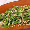 Tangy Almond Garlic String Beans (Dave Lieberman)