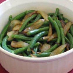 Ww Green Beans with Caramelized Onions