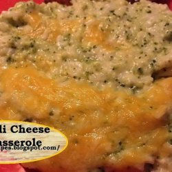 Broccoli Cheese & Rice Casserole