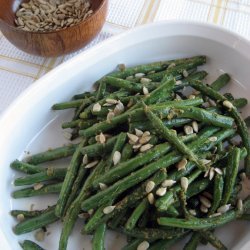 Green Beans with Sunflower Seeds