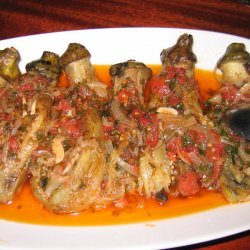 Eggplants Stuffed with Onions and Tomatoes