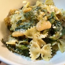 Pasta with Greens and White Beans