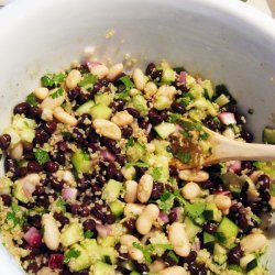 Black and White Bean Salad with Quinoa