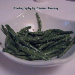 Green Beans and Garlic Olive Oil