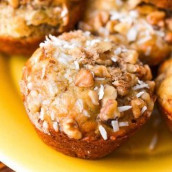 Healthy Banana Nut Muffins