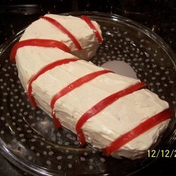 Mexican Spread Candy Cane Shaped Appetizer
