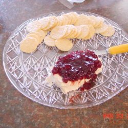 Philly Cheese With Cranberry Chutney