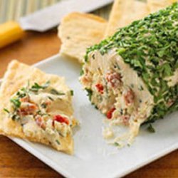 Peppered Herb Cheese Log