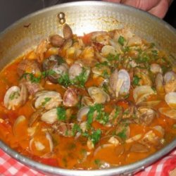Cockles In A Cataplana Pan