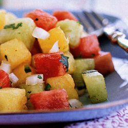 Picante Three-melon Salad