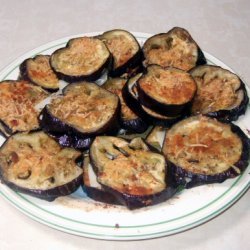 Cheesey Eggplant Slices