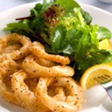 Salt And Pepper Squid With Lime Dipping Sauce