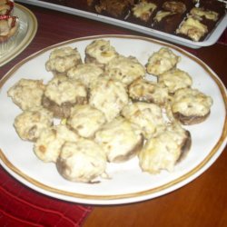 Artichoke Stuffed Mushrooms
