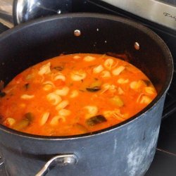 Zucchini & Tortellini Soup