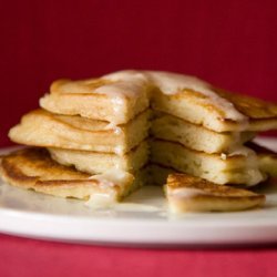 Sour-Cream Pancakes with Sour-Cream Maple Syrup