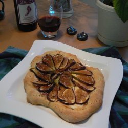 Lemon Crostata With Plums And Goat Cheese