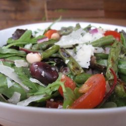 Antipasto Salad Bowl With Grilled Veggies