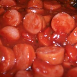Spicy Cranberry Kielbasa