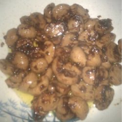 Button Mushroom In Oyster Sauce