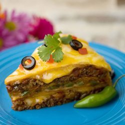 Layered Mexican Tortilla Pie