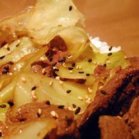 Ginger Beef With Cabbage