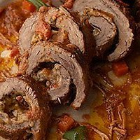 Hearty Beef Braciole With Simple Tomato Sauce