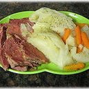 Boiled Irish Corned Beef Dinner