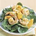 Warm Spinach Salad With Cannellini Beans And Shrim...