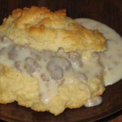Cat Head Biscuits And Sausage Gravy-ci