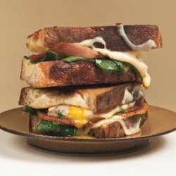 Grilled Cheese and Fried Egg Sandwiches
