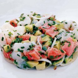 Lobster Salad with Green Beans, Apple, and Avocado
