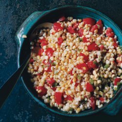 Corn-and-Tomato Scramble