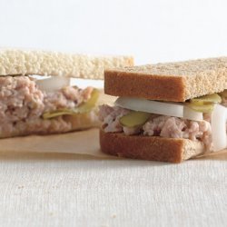 Deviled Ham and Pickle Sandwiches
