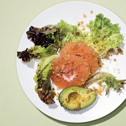 Avocado and Pink Grapefruit Salad with Coriander