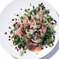 Mediterranean Salad with Prosciutto and Pomegranate