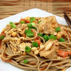 Soba with Chicken and Peanut Sauce