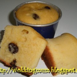 Pan Baked Maple Syrup And Raisin Muffin