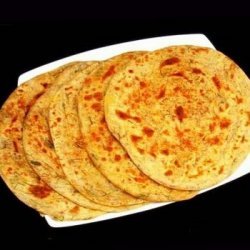 Spicy-egg Pan Bread (paratha)