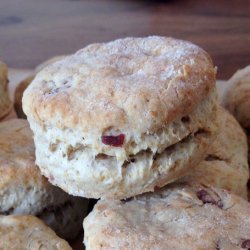 Fluffy Cranberry Bits Biscuits