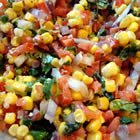 Corn And Tomato Salad With Cilantro Dressing